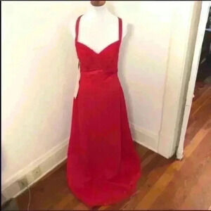 NWT Ava collection bridesmaid red formal gown dress Sz 10 or m